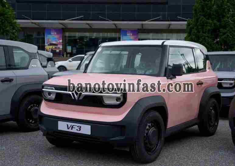 Bán xe VinFast VF3 Plus 2024, màu Hồng